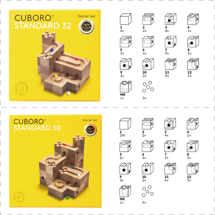 【セラーコー】 Cuboro(キュボロ) Standard(スタンダード) 54ピース大容量セット 並行輸入品 キュボロ