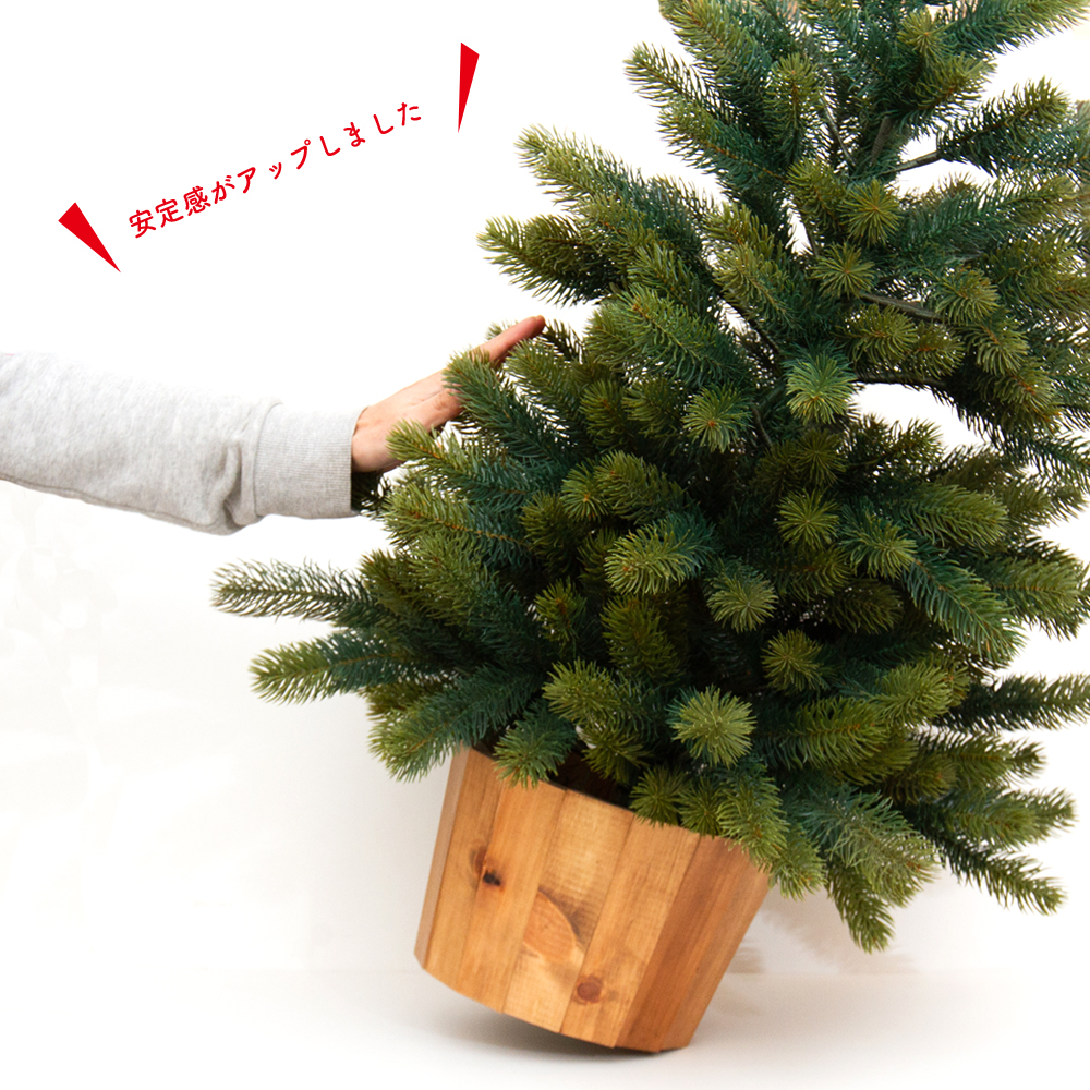 クリスマスツリー用足元カバー 「WOLA・Sサイズ(白木無塗装)」 【RS 